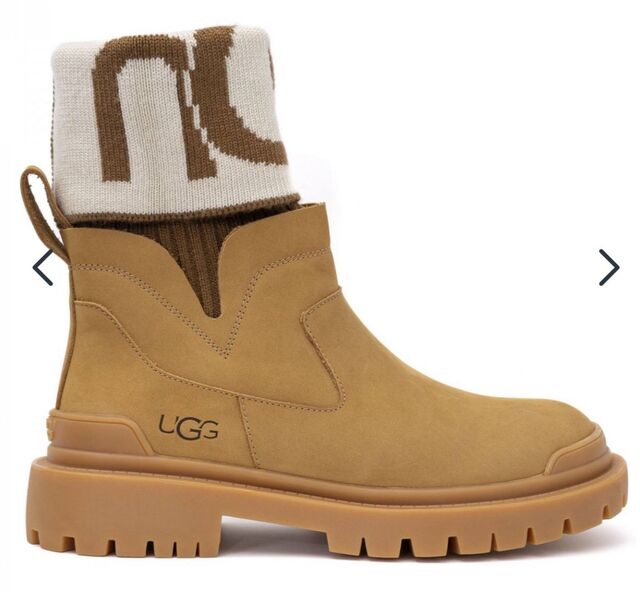 Угги Ugg женский замша бежевый 132508