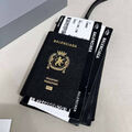 Сумка Balenciaga Passport Phone Holder Black женский кожа черный 150387-2