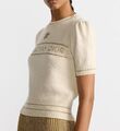 Кофта Christian Dior женский вязаная ткань молочный 172403