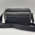Мужская сумка мессенджер Bottega Veneta мужской кожа chèvre черный,серебристый 197813