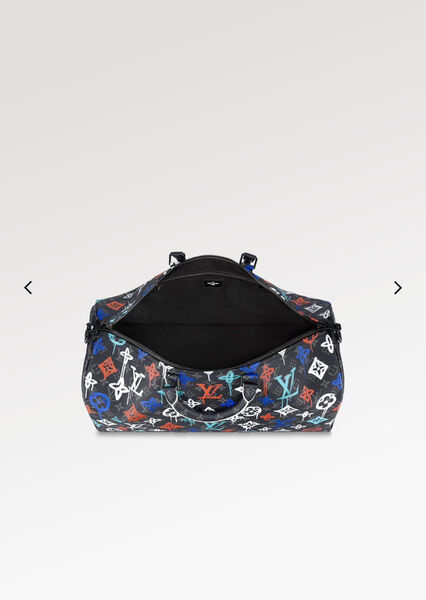 Дорожная сумка Louis Vuitton мужской кожа черный 109828-3
