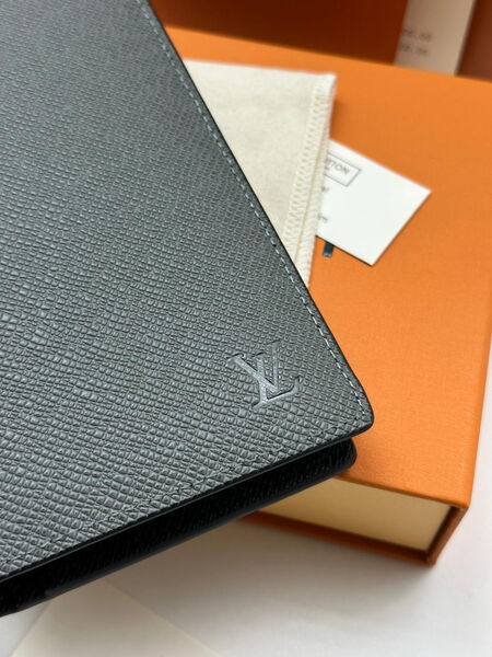 Мужской портмоне Louis Vuitton мужской кожа графитовый 107701-2