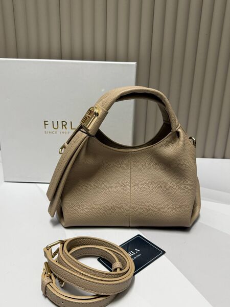 Cумка Furla женский кожа бежевый c3582084-1