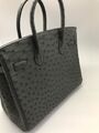 Сумка Hermès Birkin 30 женский кожа графитовый 75296-3