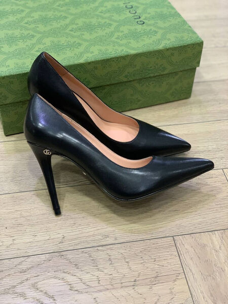 Туфли Gucci женский кожа черный 134827-2
