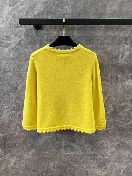 Кардиган Chanel женский горчичный 179881-2
