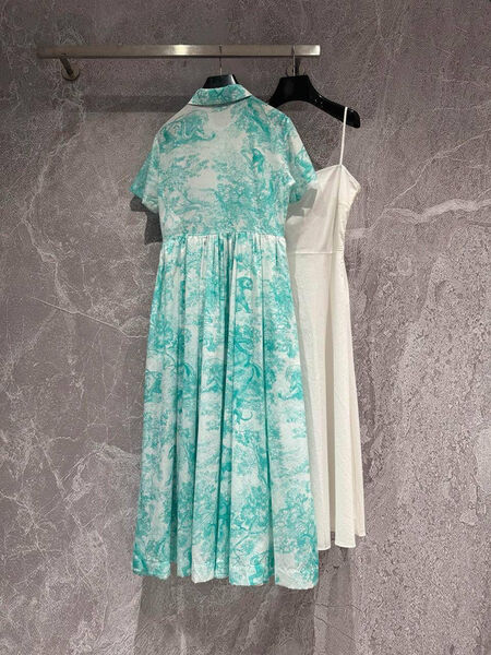 Платье Christian Dior женский бирюзовый 153907-3