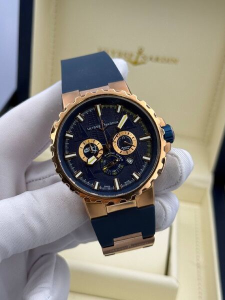Мужские часы Ulysse Nardin мужской синий u4338025-1