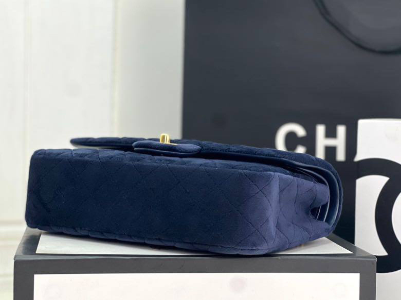 Сумка Chanel 2.55 женский замша синий 129075-3