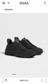 Мужские кроссовки Zegna мужской кожа черный 169130-11
