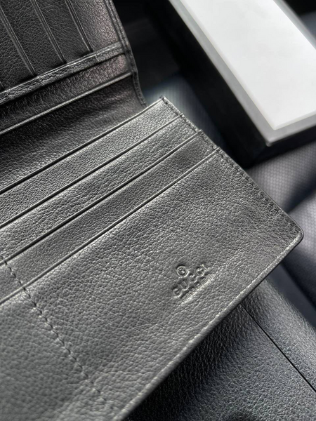 Мужской купюрник Gucci мужской кожа черный 51903-4
