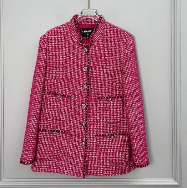 Пиджак Chanel женский бордовый 177309
