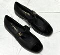 Балетки Chanel женский кожа черный,белый 148227