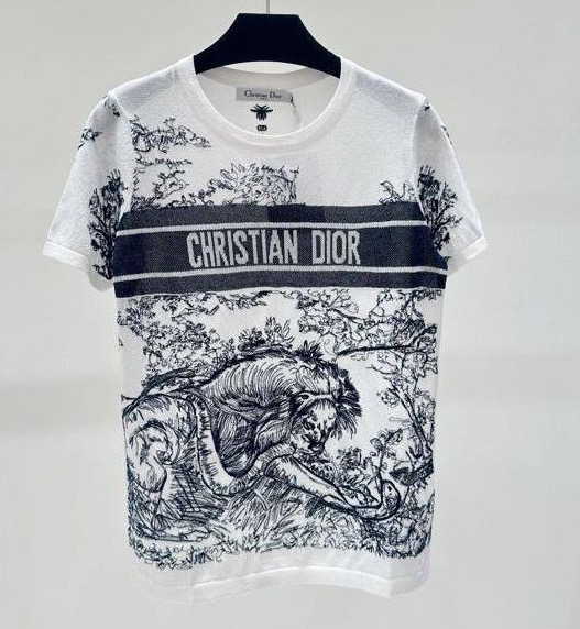 Футболка Christian Dior женский белый 148173