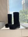 Женские ботинки Balenciaga Women's Alaska Fur Bootie женский замша черный k8269706-1