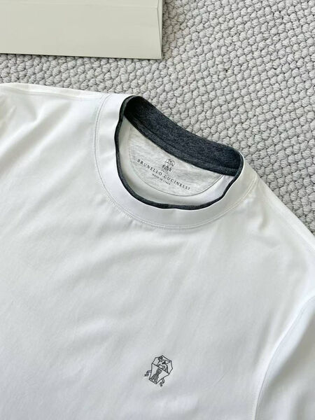 Мужская футболка Brunello Cucinelli мужской белый 182632-6