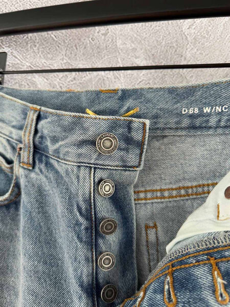 Джинсы Saint Laurent женский джинса бирюзовый 178435-3