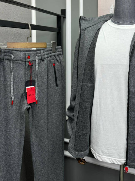 Мужской костюм Kiton мужской графитовый 168109-8