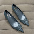 Туфли Valentino женский кожа графитовый 121231-2