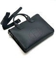 Мужской портфель Hermès мужской кожа черный 103971-13