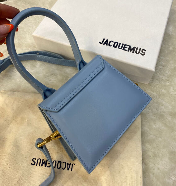 Сумка Jacquemus Mini женский кожа бирюзовый 97237