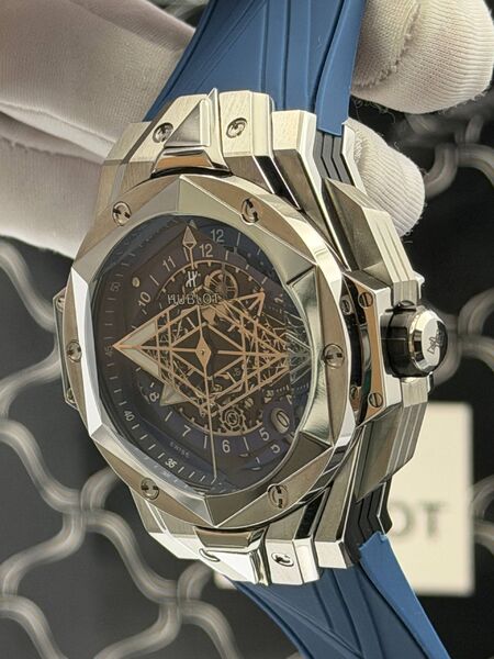 Мужские часы Hublot мужской синий q4789313-1-4