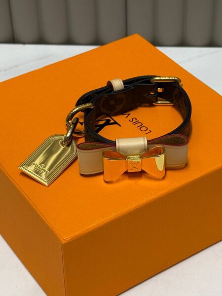 Ошейник для собак и кошек Louis Vuitton C поводком e2880895-1