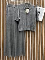 Костюм Brunello Cucinelli женский вязаная ткань серый 146034