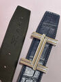 Мужской ремень Hermès мужской кожа синий 152885-5