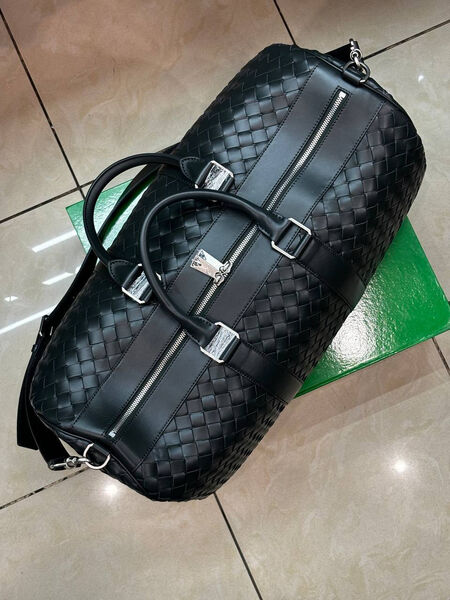 Дорожная сумка Bottega Veneta мужской кожа черный 169294-4