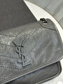 Сумка Saint Laurent Niki Small женский кожа графитовый 160382-3