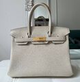 Сумка Hermès Birkin 30 женский кожа графитовый 146989-1