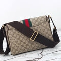 Мужская сумка мессенджер Gucci мужской канва бежевый 147907-9