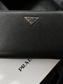 Мужской кошелек Prada мужской кожа черный 153047-4