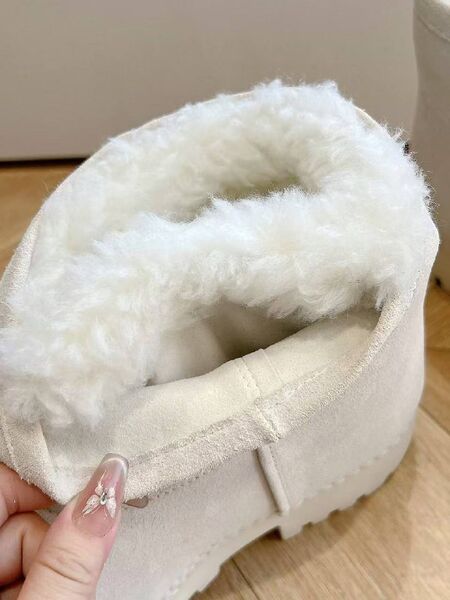 Женские ботинки Balenciaga Women's Alaska Fur Bootie женский замша белый r1069571-1-3