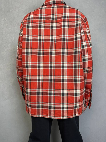 Мужская рубашка утепленная Chrome Hearts мужской бордовый 133099-2