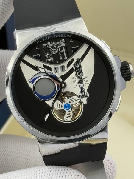 Мужские часы Ulysse Nardin мужской черный t3210580-1-2