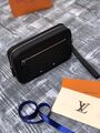 Мужской клатч Louis Vuitton мужской кожа черный 51328-3