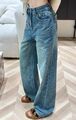 Брюки Miu Miu женский синий 136036-1