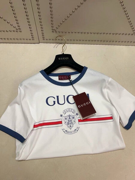 Футболка Gucci женский белый 183428-2