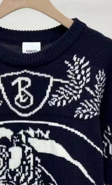 Свитер Burberry женский вязаная ткань черный 166917-4