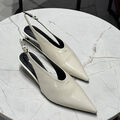 Туфли Jil Sander женский кожа белый 172679-2