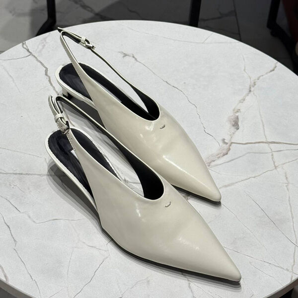 Туфли Jil Sander женский кожа белый 172679-2