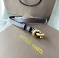 Ремень Bottega Veneta женский кожа бордовый 187008-3