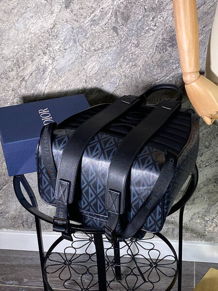 Мужской рюкзак Christian Dior мужской канва графитовый 115823-13