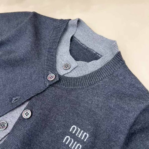 Детский кардиган Miu Miu графитовый 177697-5