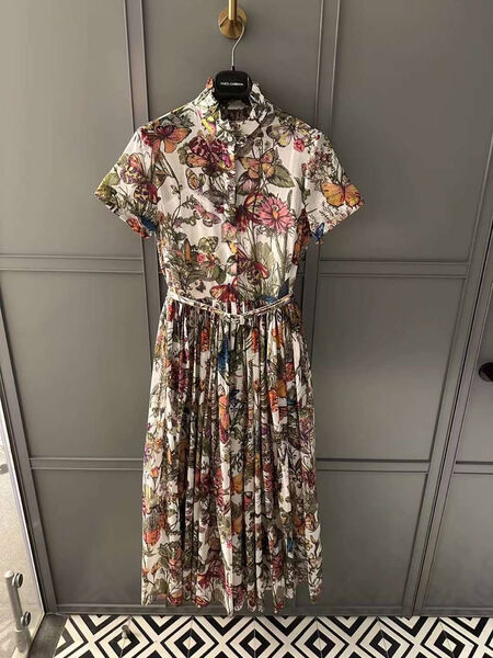 Платье Christian Dior женский болотный 137292-4