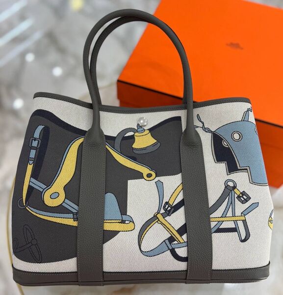 Сумка Hermès женский кожа графитовый 155342