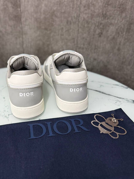 Мужские кроссовки Christian Dior мужской кожа белый 190017-5