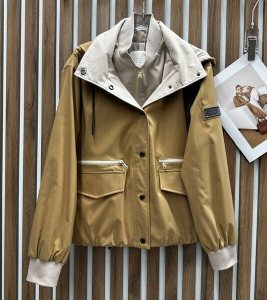 Куртка Brunello Cucinelli женский бежевый 158935